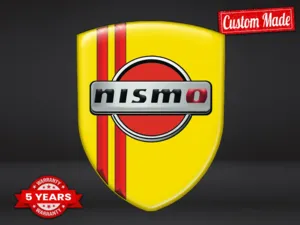 Nissan Calcomanía Resina Edición Limitada Insignias Cúpula Lujo